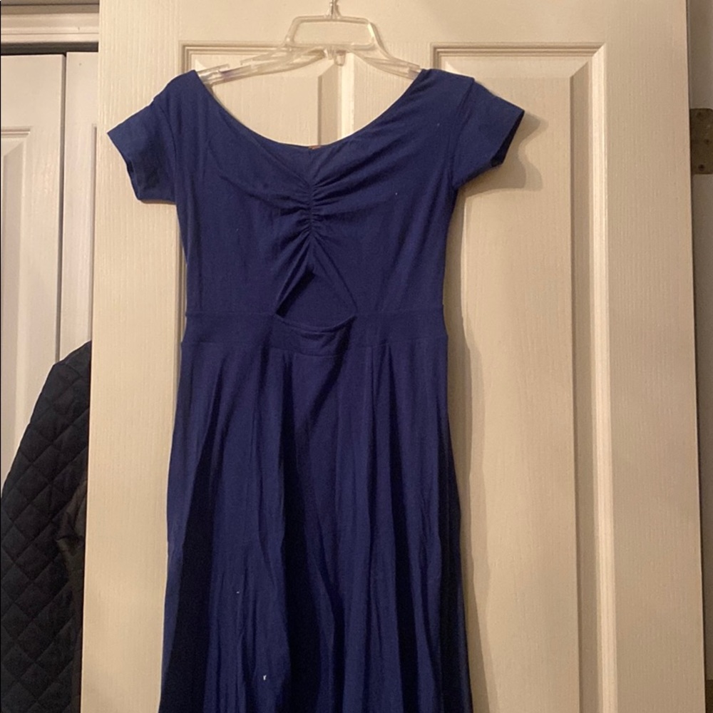 Blue Maxi, free people dress